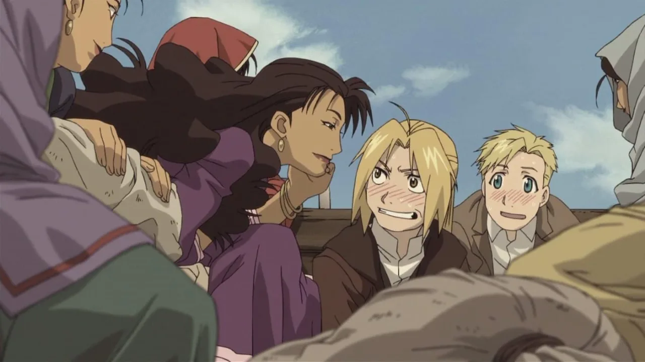نمای پسزمینه Fullmetal Alchemist the Movie: Conqueror of Shamballa