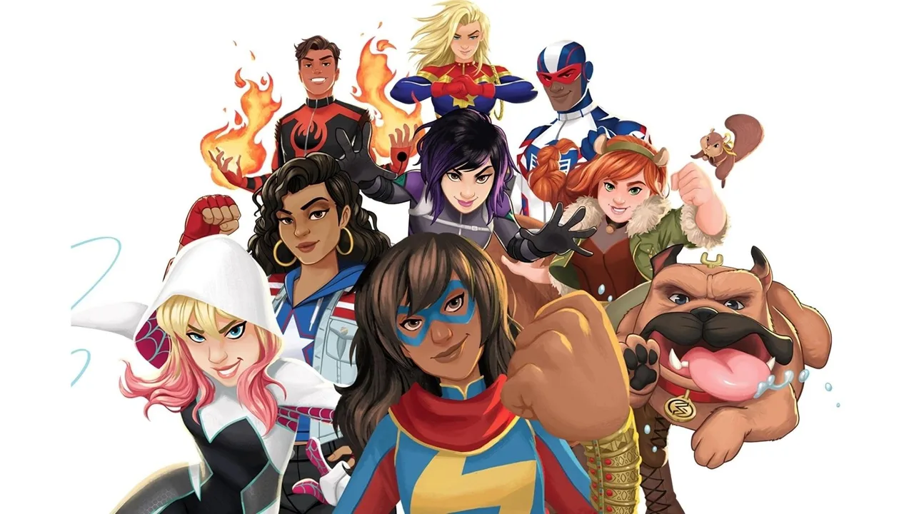 نمای پسزمینه Marvel Rising: Secret Warriors