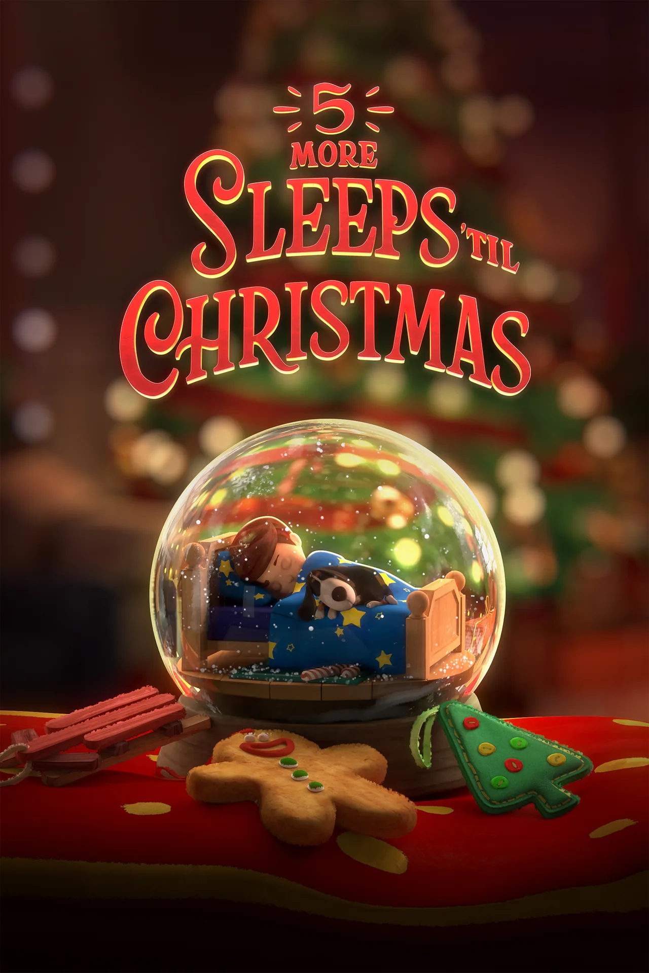 پوستر 5 More Sleeps 'til Christmas