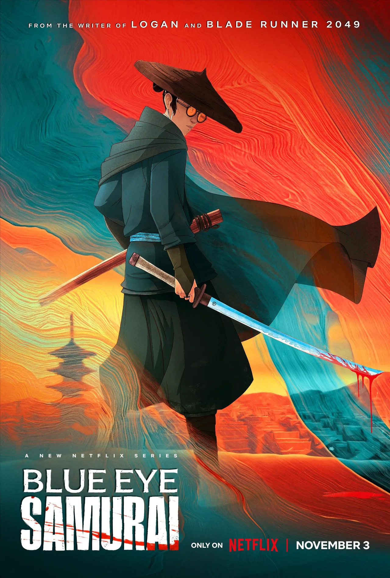 پوستر Blue Eye Samurai