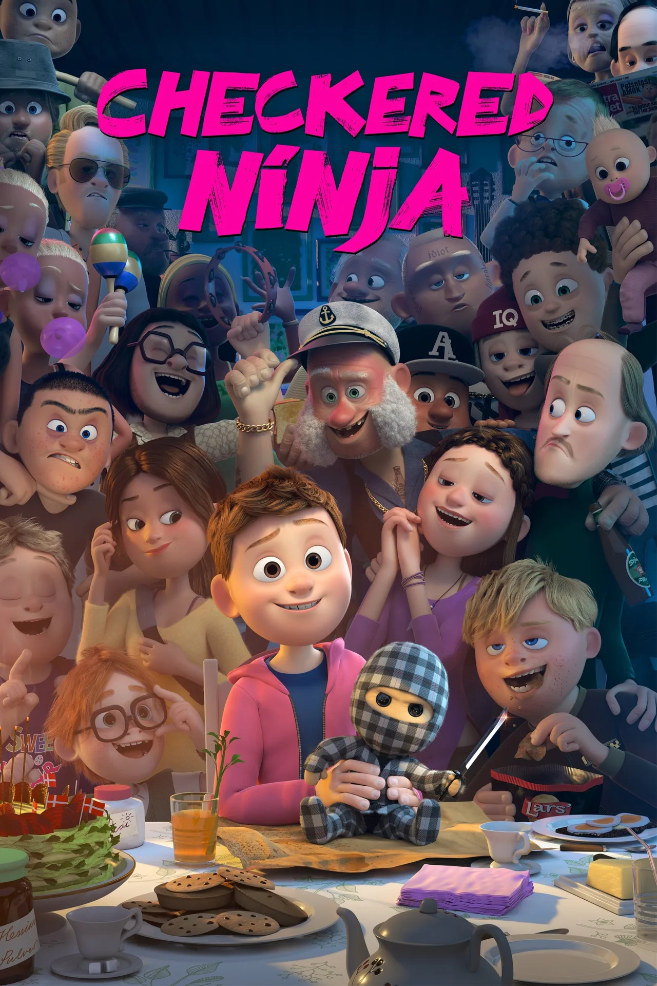 پوستر Checkered Ninja