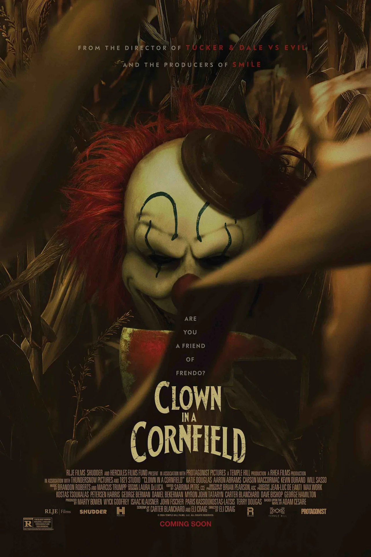 پوستر Clown in a Cornfield