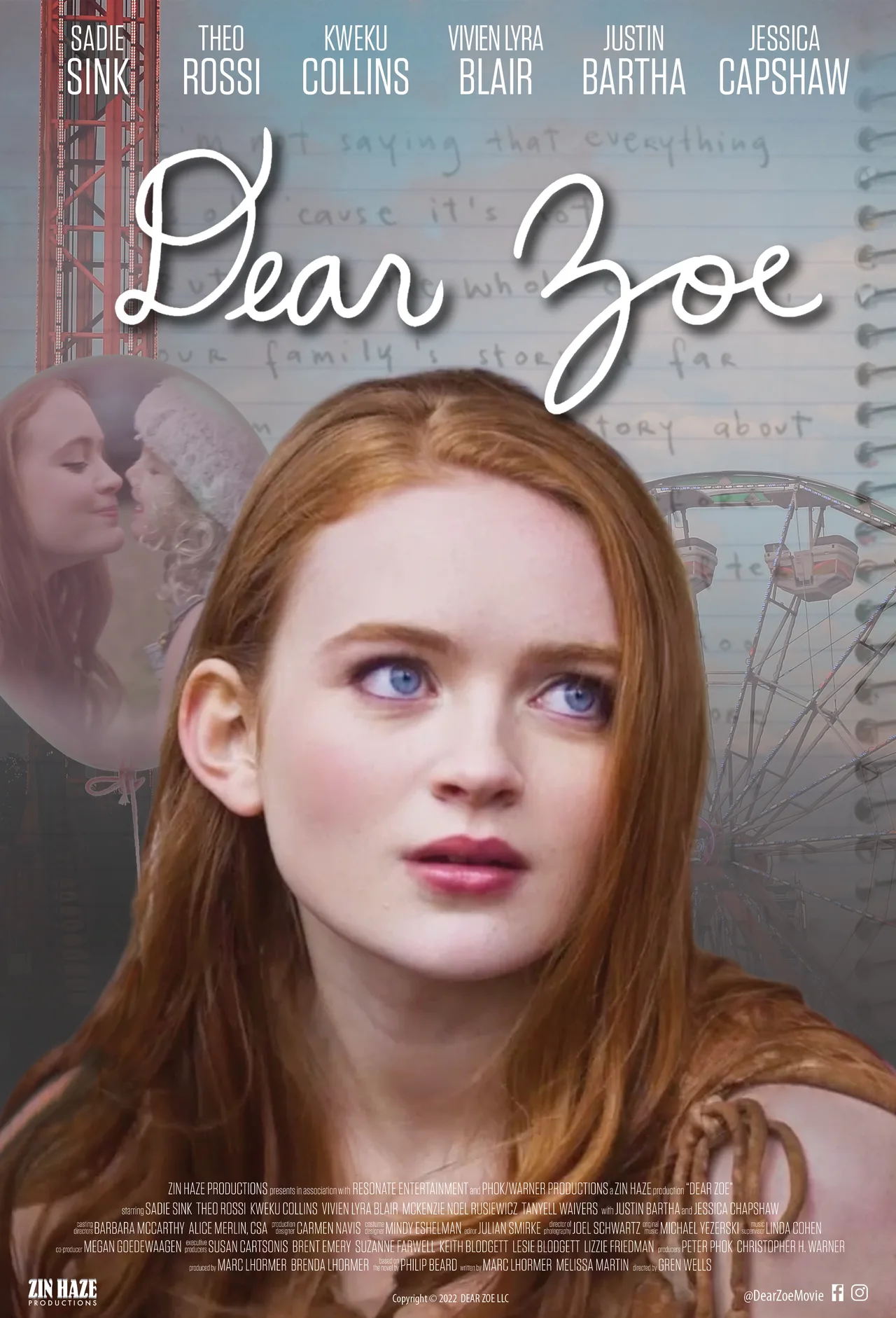 پوستر Dear Zoe