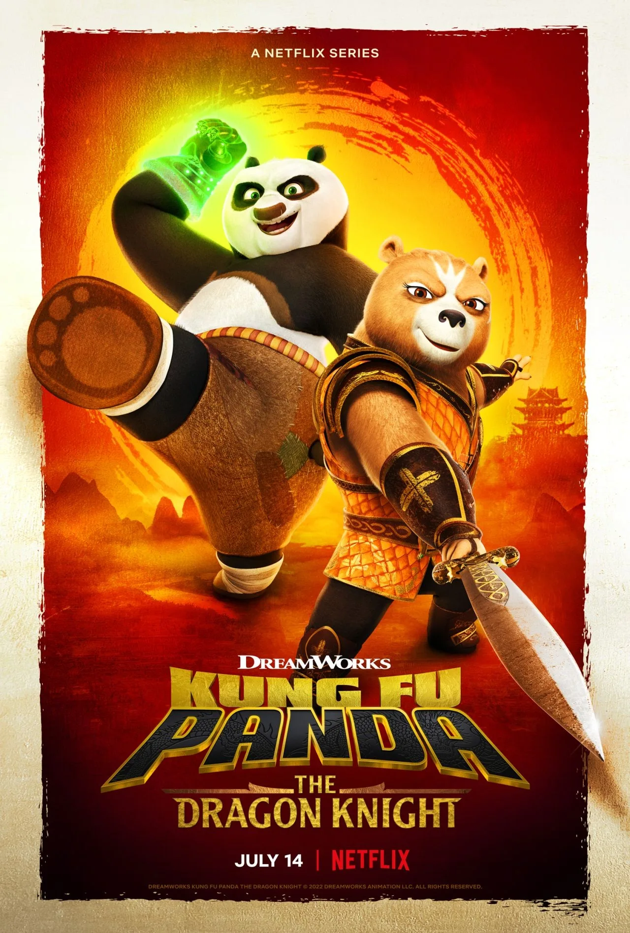 پوستر Kung Fu Panda: The Dragon Knight