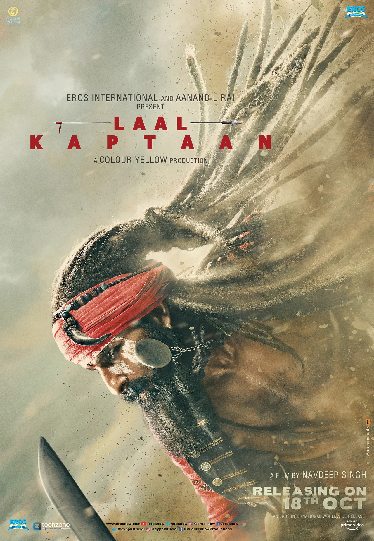 پوستر Laal Kaptaan
