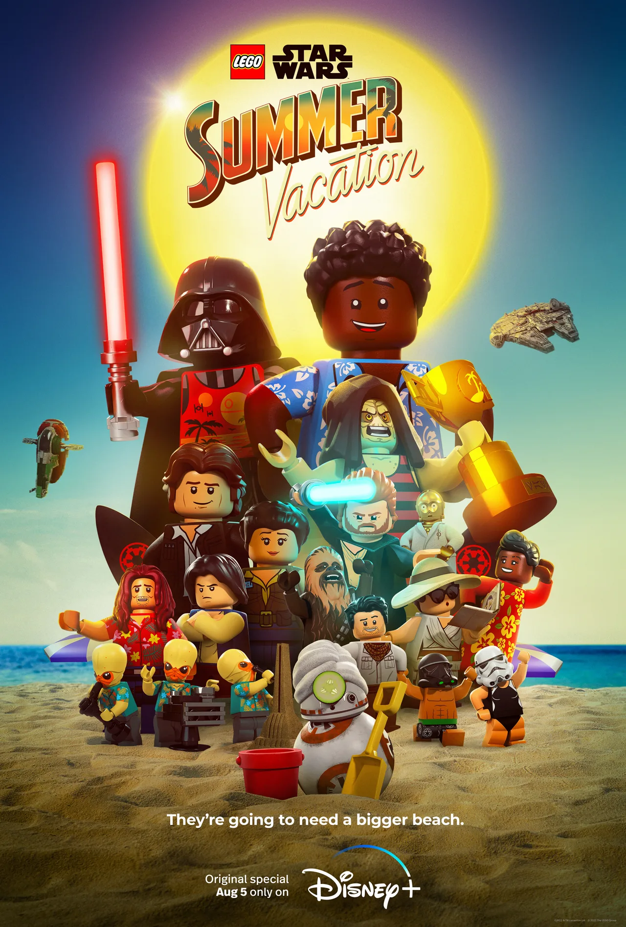 پوستر Lego Star Wars Summer Vacation