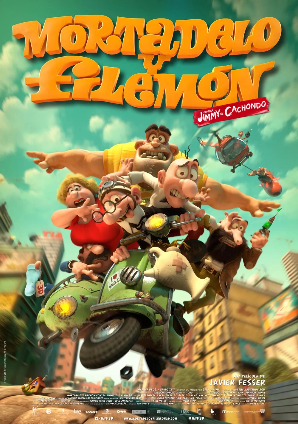 پوستر Mortadelo and Filemon: Mission Implausible