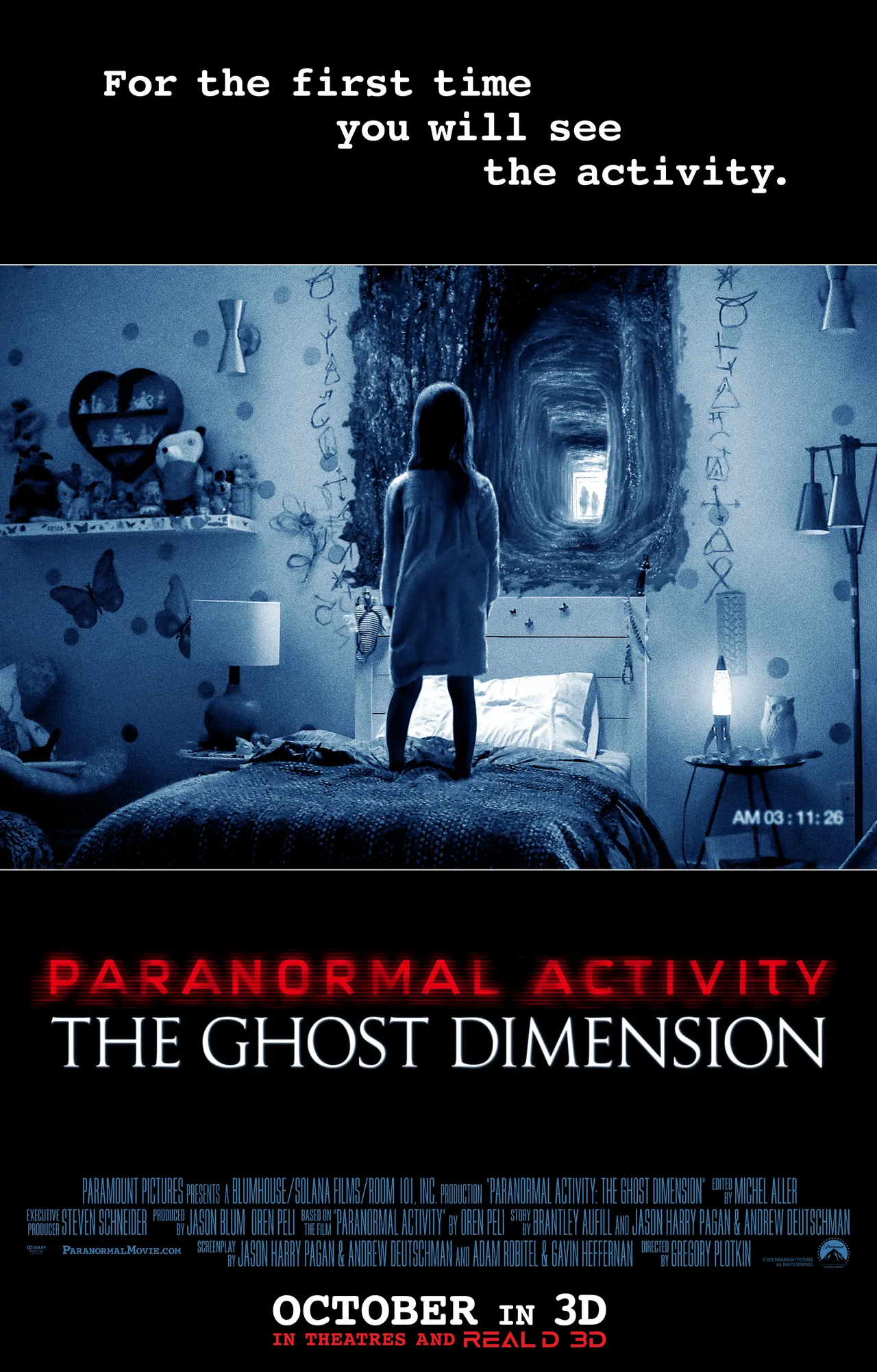 پوستر Paranormal Activity: The Ghost Dimension