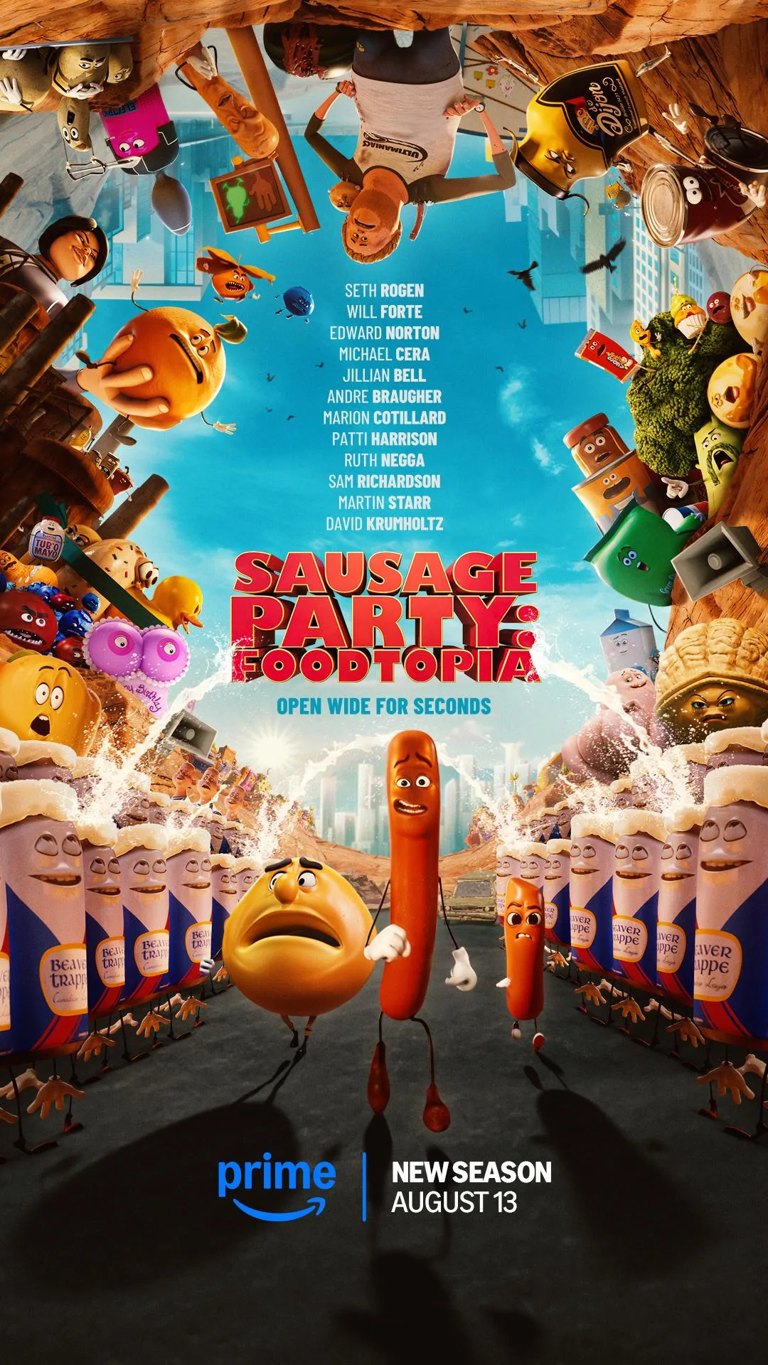 پوستر Sausage Party: Foodtopia