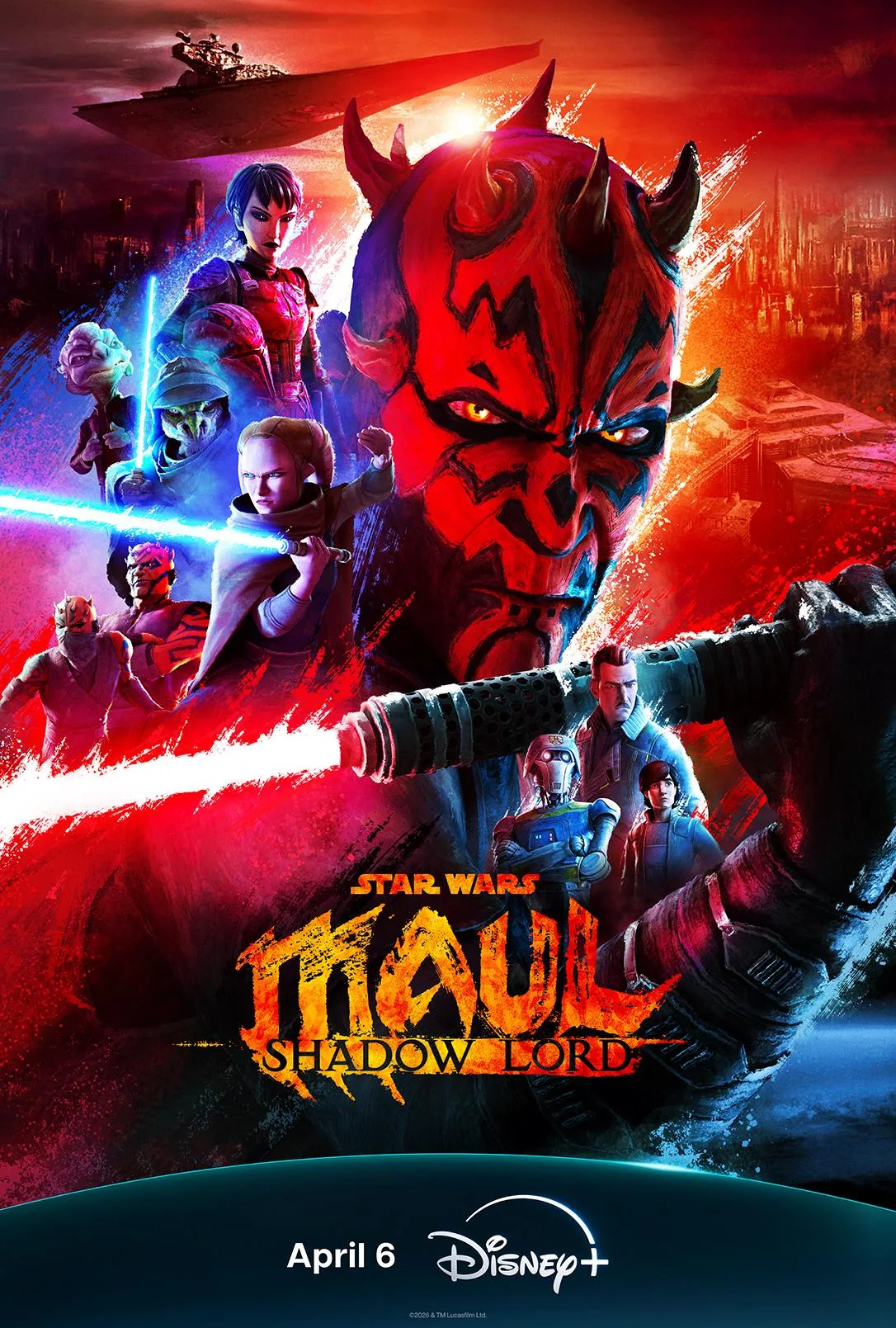 پوستر Star Wars: Maul - Shadow Lord
