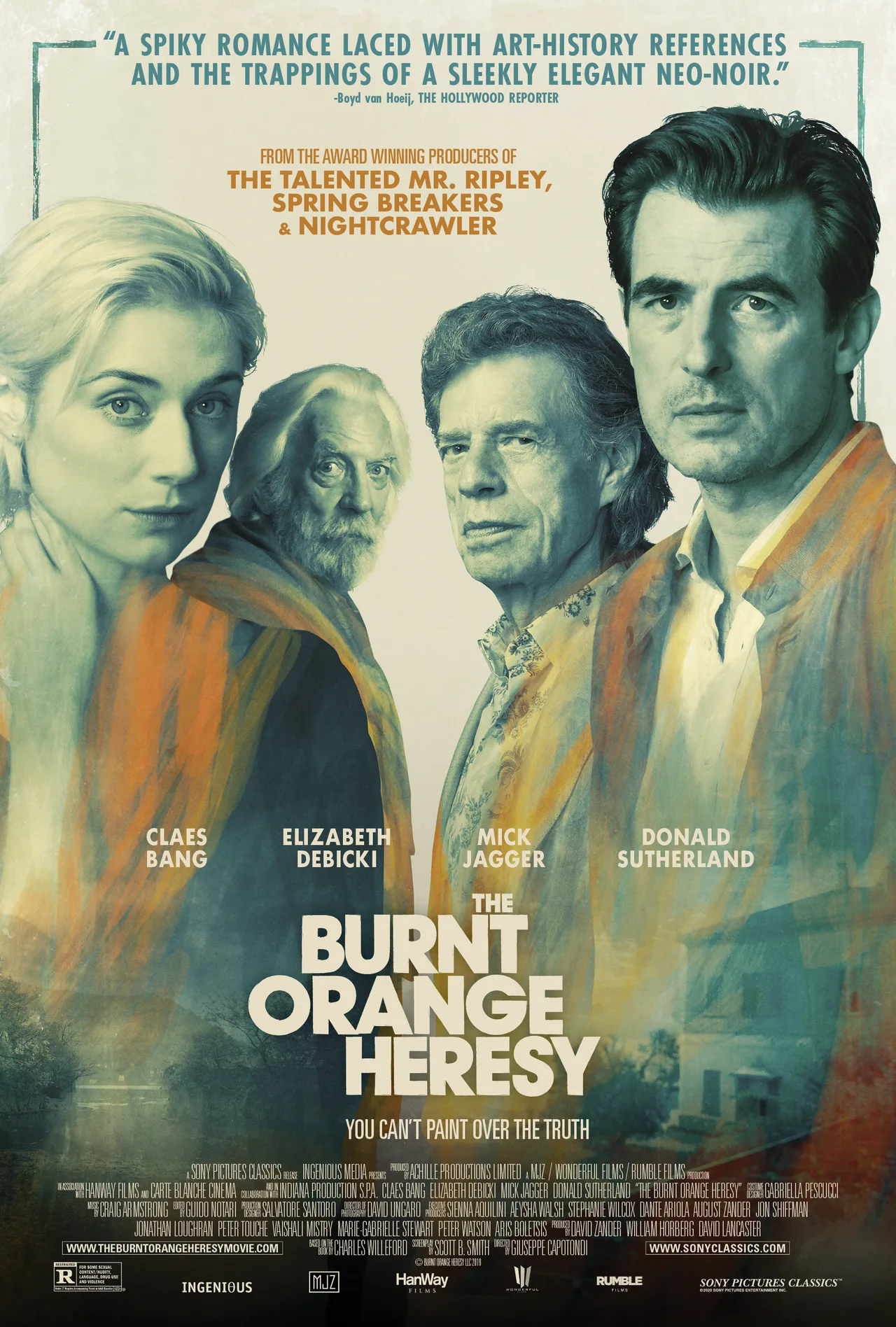 پوستر The Burnt Orange Heresy