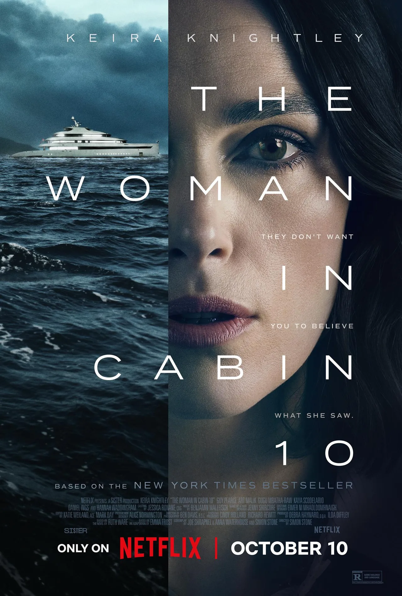 پوستر The Woman in Cabin 10
